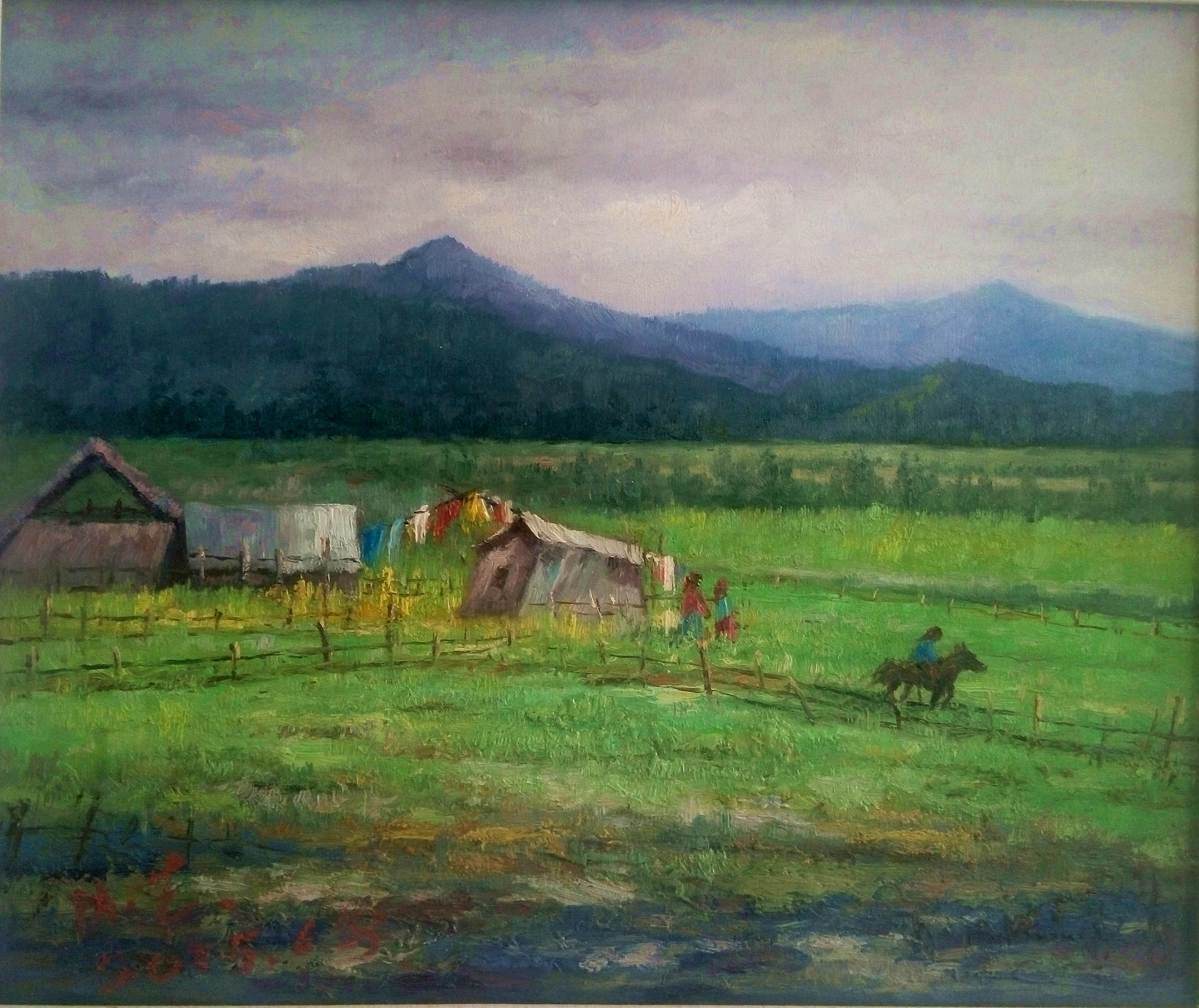 陈艺"和美湘乡"油画展