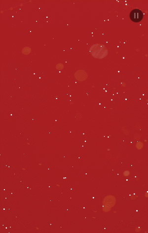 红色插画圣诞节节日祝福模板