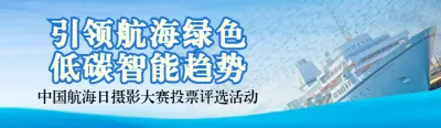 蓝色写实风格政府组织中国航海日投票活动banner